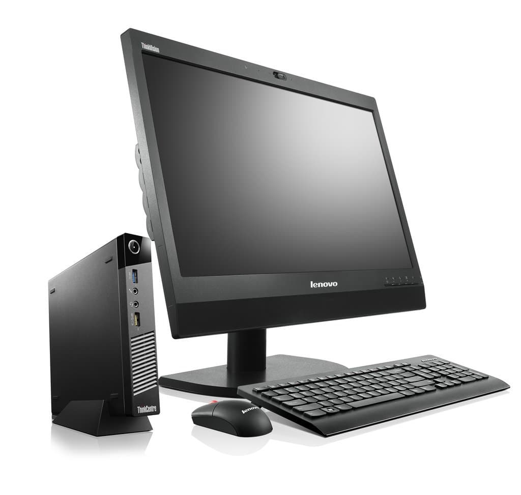 Computadora Refurbished Lenovo MINI ThinkCentre M73 -Core i5 –4GB RAM –500GB DD -LCD 19”