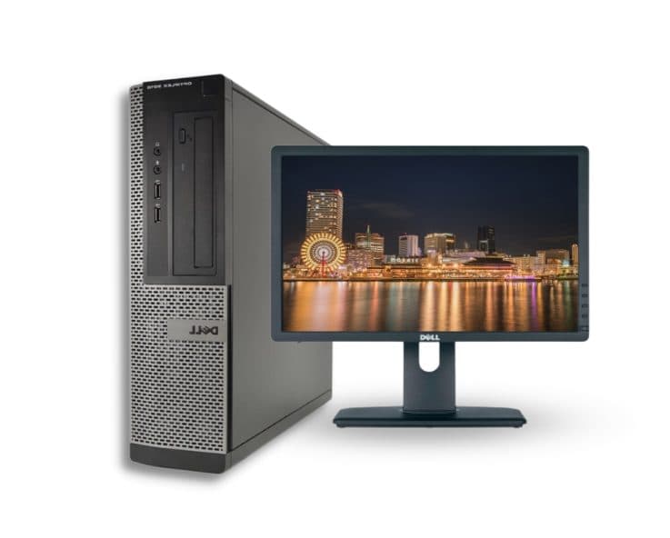 Computadora Refurbished Dell Optiplex 3010/7010 - Core i5 – 8GB RAM – 240GB SSD - LCD 19”