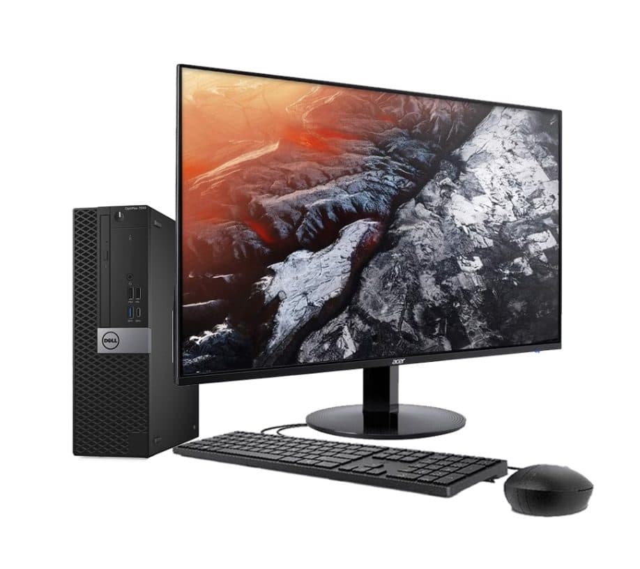 COMPUTADORA REFURBISHED DELL I5-6TA 8GB 240SSD MONITOR 22´´